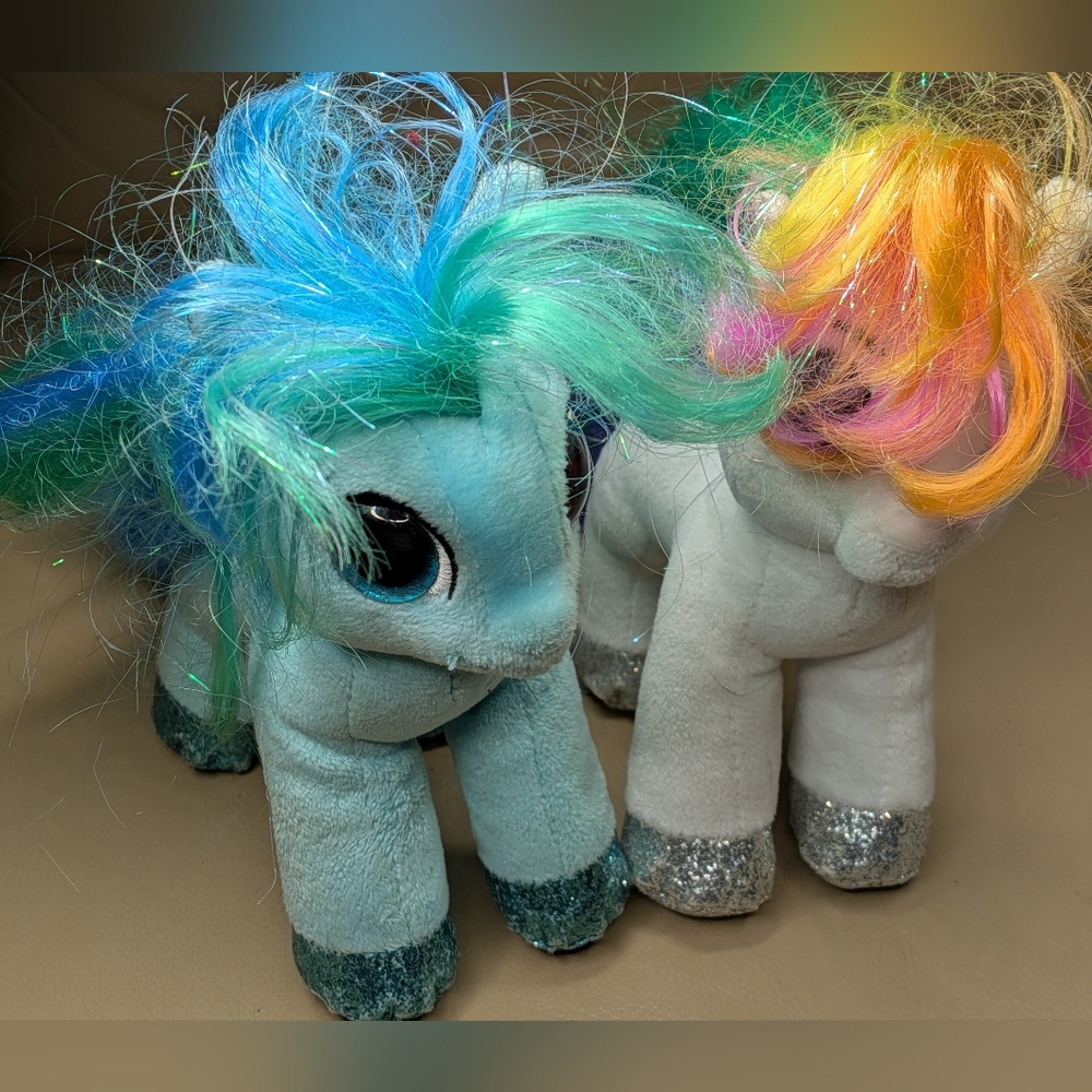 TY beanie Boos Ponies Topaz & Starr Set 6.5" Plush Toys